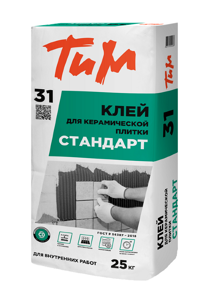 ТиМ № 31, Клей СТАНДАРТ для керамической плитки