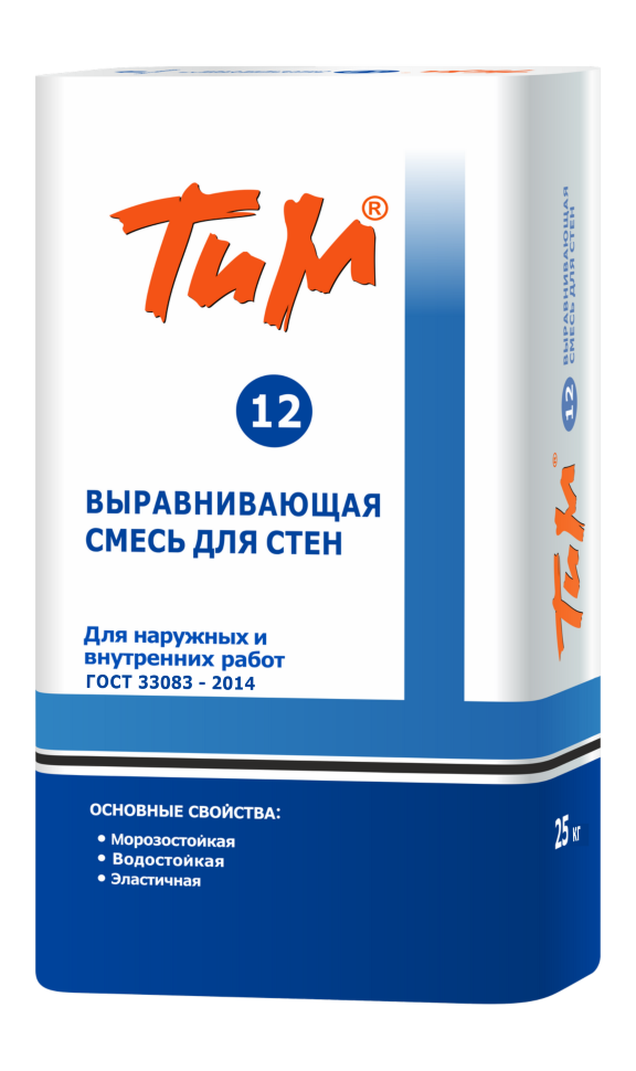 ТиМ №12, ВЫРАВНИВАЮЩАЯ СМЕСЬ ДЛЯ СТЕН