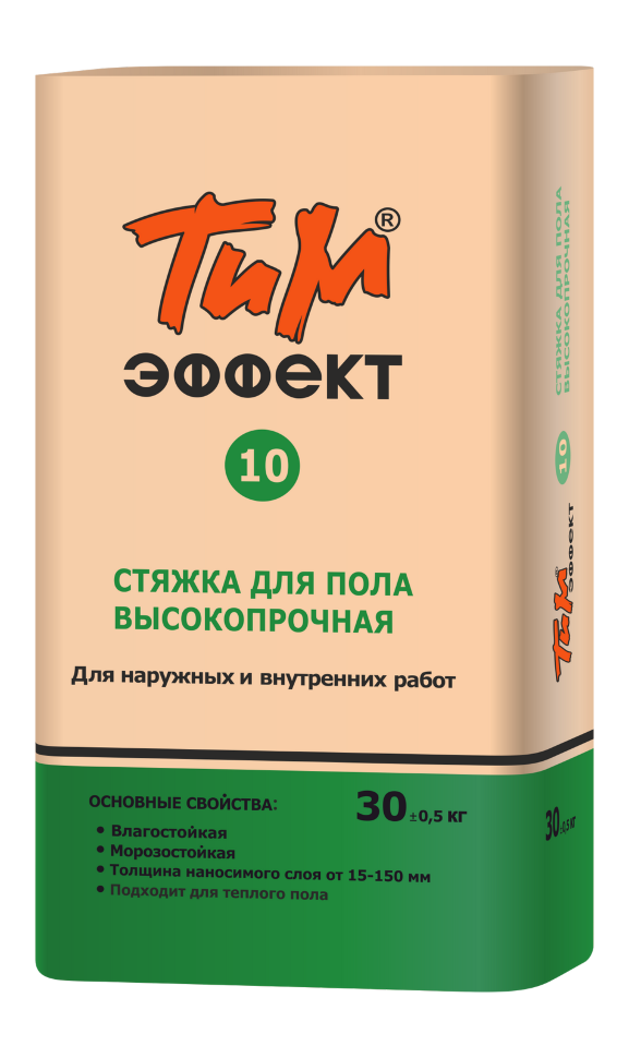 ТиМ-ЭФФЕКТ №10, СТЯЖКА ДЛЯ ПОЛА ВЫСОКОПРОЧНАЯ
