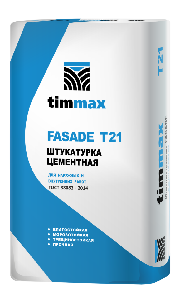 FASADE T21, Штукатурка цементная