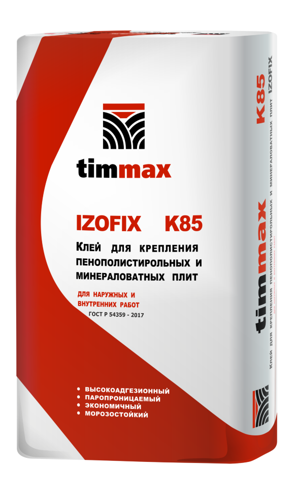 IZOFIX K85, Клей для крепления пенополистирольных и минераловатных плит