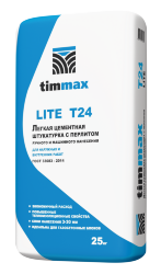 LITE T24, Легкая цементная штукатурка с перлитом ручного и машинного нанесения